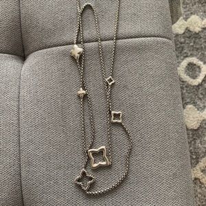 David Yurman Quatrefoil Chain Necklace